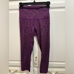 Lululemon Wunder Under Cropped Hi-Rise 21"
Crystalline Purple Leggings Size 4